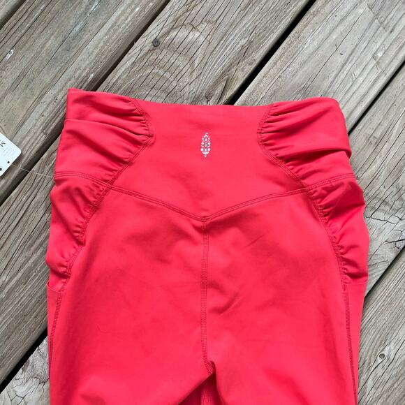 Free People Movement Women's Set The Pace Leggings In Cayenne Size M. NEW - Picture 8 of 14